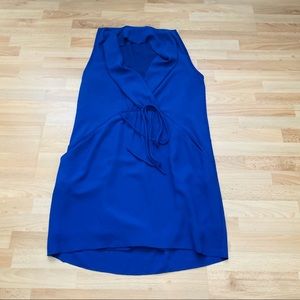 Aritzia Wilfred Sabine dress; royal blue; a small